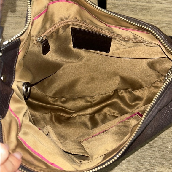 Coach Allie Leather Hobo Shoulder Bag Purse Tote 13655 - Picture 10 of 11